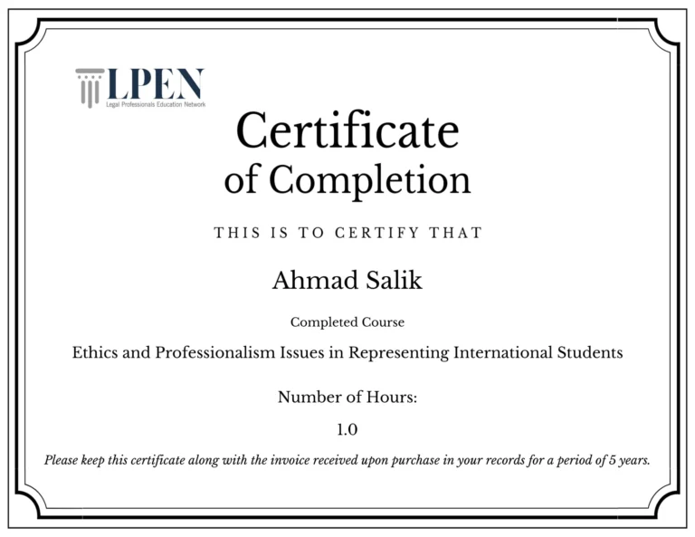 International Students Certificate-1