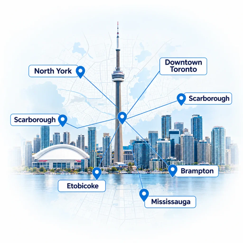 Areas We Serve Around Toronto